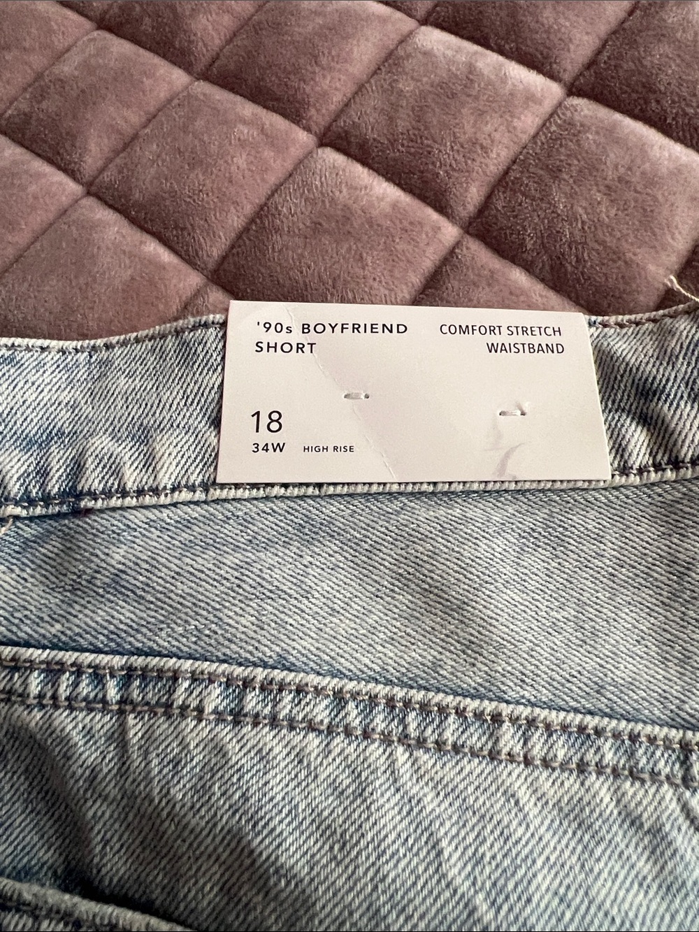 American Eagle Outfitters Light Blue Distressed Denim Cutoff Shorts - Picture 5 of 5